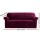 Artiss Ruby Red Velvet Sofa Cover for 3-Seater Couch - Stretchable, Machine Washable, Anti-Slip, Elegant Style