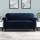 Artiss Velvet Sofa Cover, 3-Seater, Sapphire - Stretchable, Machine Washable, Anti-Slip, Crystal Velvet Protection