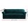 Artiss 4-Seater Velvet Sofa Cover in Agate Green - High Stretch, Anti-Slip, Machine Washable, All-Round Protection