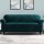 Artiss 4-Seater Velvet Sofa Cover in Agate Green - High Stretch, Anti-Slip, Machine Washable, All-Round Protection