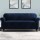 Artiss 4-Seater Sofa Cover - Stretchable Crystal Velvet, Sapphire, Anti-Slip, Machine Washable, All-Round Protection
