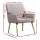 Artiss Sebastini Armchair, Faux Fabric, Beige, 63x64.5x84cm, Luxurious Comfort, Elegant Design, Easy Assembly