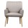 Artiss Sebastini Armchair, Faux Fabric, Beige, 63x64.5x84cm, Luxurious Comfort, Elegant Design, Easy Assembly
