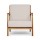 Artiss Olive Armchair Set of 2, Beige Faux Fabric, High-Resilience Foam, Rubber Wood Legs, 150kg Capacity, Easy Assembly