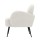 Artiss Hanes White Sherpa Boucle Armchair – Luxurious Upholstery, 64x70x74cm, Sturdy Steel Legs, 150kg Capacity