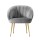 Artiss Armchair, Velvet Upholstery, Grey, 68x67x80cm, Eloise Collection, Luxurious Comfort & Stylish Design