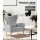 Artiss Armchair, Grey Velvet, 73x77x91.5cm - Kate Collection, High-Back Comfort, Luxury Accent Chair for Home