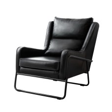 Artiss Black PU Leather Wingback Armchair – Elegant Accent Chair with Metal Frame, High Resilience Foam, 72x82x81cm Artiss Black PU Leather Wingback Armchair – Elegant Accent Chair with Metal Frame, High Resilience Foam, 72x82x81cm