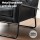 Artiss Black PU Leather Wingback Armchair – Elegant Accent Chair with Metal Frame, High Resilience Foam, 72x82x81cm