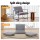 Artiss Grey Sling Armchair - Stylish and Comfortable Lounge Chair with High-Density Foam, Steel Frame, 78x78x70cm