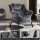 Artiss Velvet Grey Armchair & Ottoman Set - Premium Upholstery, Sturdy Metal Frame, 150kg Capacity, Easy Assembly