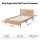 Artiss King Single Wooden Bed Frame Acacia Finish 14 Slats 7 Legs 150kg Capacity Sturdy Base 122×210cm