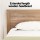 Artiss King Single Wooden Bed Frame Acacia Finish 14 Slats 7 Legs 150kg Capacity Sturdy Base 122×210cm