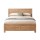 Artiss King Single Wooden Bed Frame Acacia Finish 14 Slats 7 Legs 150kg Capacity Sturdy Base 122×210cm
