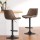 Artiss Rushal 4x Bar Stools - Vintage Brown Leather, Adjustable Gas Lift, 360° Swivel, Elegant Design, 1-Year Warranty