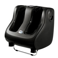 Livemor Foot Massager Shiatsu Electric Roller, Black, 47x42x46cm, 5-in-1 Calf & Leg Kneading, Adjustable Intensity