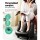Livemor Foot Massager Shiatsu Electric Roller, Black, 47x42x46cm, 5-in-1 Calf & Leg Kneading, Adjustable Intensity