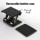 Artiss Adjustable Foot Rest Stool Under Desk with Massage Cushion Pad, Black, Metal Frame, 32x32x29cm, No Assembly