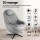 Livemor 3D Roli Electric Massage Chair Recliner, Zero Gravity, 133cm SL-Track, Heated Waist, Bluetooth, Grey PU Leather