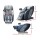 Livemor 4D Massage Chair Electric Recliner, Leather, Grey, Full Body, Heated, Bluetooth, Aromatherapy, AI Control
