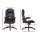 Artiss 8 Point Massage Office Chair Heated Recliner with Remote, PU Leather, Lumbar Support, Black, Adjustable Height