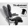 Artiss 8-Point Massage Office Chair in Black PU Leather with Remote Control, Lumbar Support, and Adjustable Height