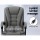 Artiss 2-Point Massage Office Chair, Black Fabric, Adjustable Comfort with Lumbar Support and Recline Features