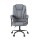 Artiss Executive Office Chair 4-Point Massage Recliner Ergonomic PU Leather, Adjustable Height, 135° Recline, Grey
