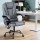 Artiss Executive Office Chair 4-Point Massage Recliner Ergonomic PU Leather, Adjustable Height, 135° Recline, Grey
