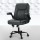 Artiss 2 Point Massage Office Chair Grey PU Leather, Mid Back, Ergonomic, Adjustable Height, Lumbar Support