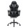 Artiss Grey 2-Point Massage Gaming Office Chair with Footrest - Ergonomic Comfort for Work & Play, 1-Year Warranty