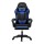 Artiss Ergonomic Blue 6-Point Massage Gaming Chair with LED, PU Leather, Recline, Footrest, 360° Swivel, 150kg Capacity