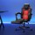 Artiss Khir 2-Point Massage Gaming Office Chair, PU Leather, Adjustable Recline, Red - High-Back Comfort & Mobility