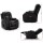 Artiss Recliner Chair: Electric Heated Massage, PU Leather, 8-Point Massage, 180kg Capacity, Adjustable & Stylish Black