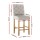 Artiss Bar Stools Set of 4, Linen Upholstered, Beige, 103cm High, Tufted Design, Elegant Kitchen Seating
