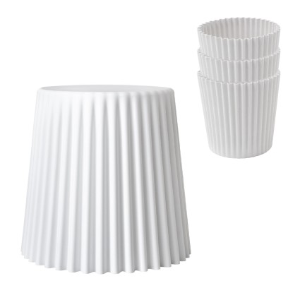 Artiss Set of 4 Stackable Cupcake Bar Stools - Versatile, Stylish, Durable Seating for Home & Commercial Use