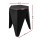Artiss Puzzle Stool Set, Polypropylene, 36x32x45cm, Black, Stackable Bar Stools, Versatile Indoor/Outdoor Use