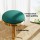 2x Artiss Bar Stools Green Velvet Gold Frame Swivel Kitchen Dining Chairs, Height Adjustable, Padded Seat 62-82.5cm