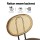 Artiss Raye 4x Bar Stools - Brown PU Leather, Rattan Back, Steel Frame, 150kg Capacity, Easy Assembly