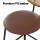Artiss Raye 4x Bar Stools - Brown PU Leather, Rattan Back, Steel Frame, 150kg Capacity, Easy Assembly