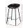 Artiss 2x Bar Stools Set - 67cm Black, Metal Frame, PP Plastic Seat, Sleek Minimalist Design, Anti-Slip Floor Protectors