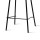 Artiss 2x Bar Stools Set - 67cm Black, Metal Frame, PP Plastic Seat, Sleek Minimalist Design, Anti-Slip Floor Protectors