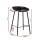 Artiss 4x Black Bar Stools, 67cm Height, Sleek Metal Frame, PP Plastic Seat, Minimalist Design, Anti-Slip Feet