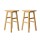 Artiss Wooden Bar Stools - Beech Wood, 66.5cm, Natural, Set of 2 - Sturdy with Anti-Slip Protection, Easy Assembly