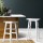Artiss Baden Bar Stools Set of 2 – White Beech Wood, 66.5cm, Sturdy Kitchen Counter Chairs with Split-Level Footrest