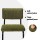 Artiss Orman Bar Stools, Velvet Upholstery, 65cm Seat Height, Green, Sturdy Steel Frame, Elegant Home Bar Seating