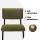 Artiss Bar Stools Velvet Upholstery 4-Pack Green 65cm High-Resilience Foam, Sturdy Steel Frame, Easy Assembly