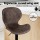 Artiss 4x Ergonomic Swivel Bar Stools, Adjustable 90-112cm, PE Rattan, Metal, Anti-Slip, 120kg Capacity, Brown