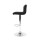 Artiss 4x Black Bar Stools - PU Leather, Gas Lift, 360° Swivel, Chrome Finish, Adjustable Height, High Backrest