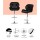 Artiss 4x Black Bar Stools - Adjustable Gas Lift, Padded PU Leather, 360° Swivel, Chrome Finish, Floor Protector
